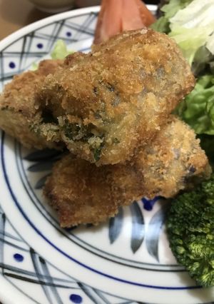 茄子の豚バラ巻きフライ-レシピのメイン写真