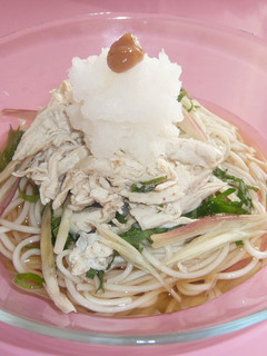 梅ささみおろしそうめん-レシピのメイン写真