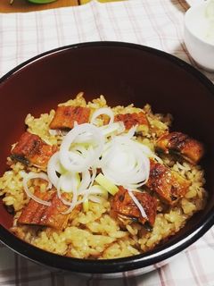 うなぎの蒲焼き炊き込みご飯-レシピのメイン写真