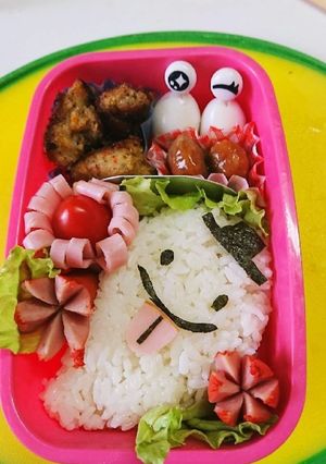 ☆デコ弁～おばけ☆-レシピのメイン写真