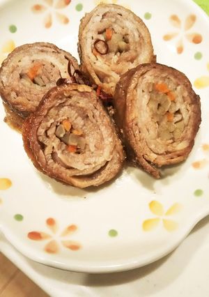 かんたん♪ごぼうとにんじんの牛肉巻き-レシピのメイン写真