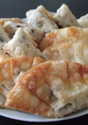 チーズと岩のりのパリパリ揚げ♪-レシピのメイン写真