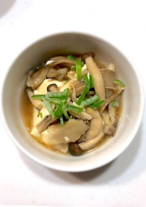 超簡単！ヘルシー豆腐のきのこあんかけ-レシピのメイン写真