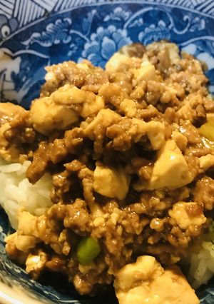 赤味噌ベースの腐麻婆豆腐丼-レシピのメイン写真