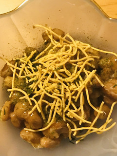 毎日の納豆●サラダ麺&青のりのトッピング-レシピのメイン写真