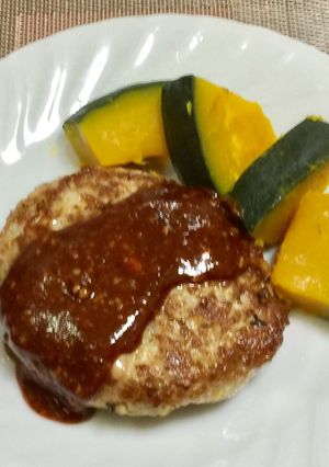 白菜でハンバーグ-レシピのメイン写真