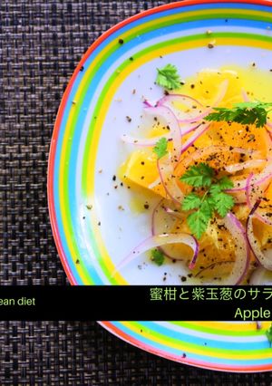 地中海料理　みかんと紫玉ねぎのサラダ-レシピのメイン写真