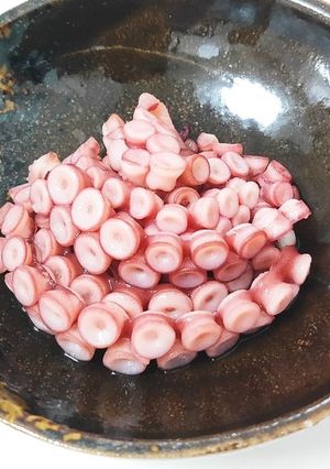 タコきゅう酒蒸し-レシピのメイン写真