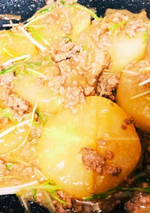 簡単♡大根のひき肉トロトロあんかけ-レシピのメイン写真