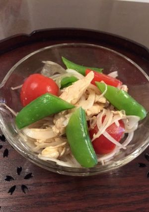 新玉ねぎと蒸し鶏のサラダ-レシピのメイン写真