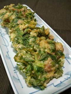 セロリの葉っぱでかき揚げ-レシピのメイン写真