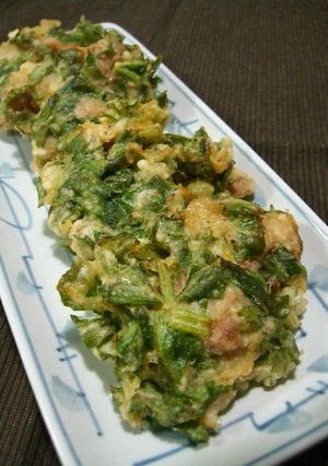 セロリの葉っぱでかき揚げ-レシピのメイン写真