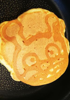 ふんわり分厚い☆キャラパンケーキ-レシピのメイン写真