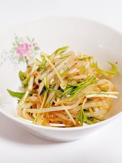 水菜ともやしのナムル-レシピのメイン写真