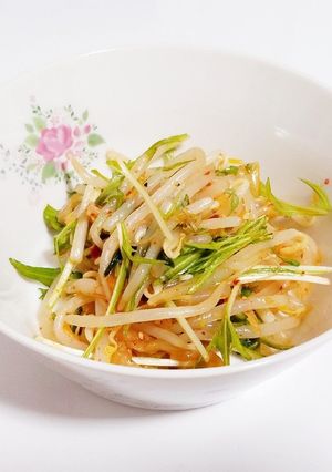 水菜ともやしのナムル-レシピのメイン写真