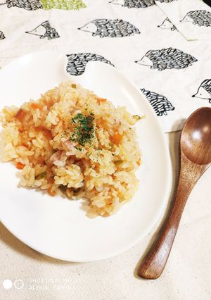 トマト風味炊き込みピラフ-レシピのメイン写真