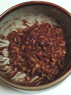 納豆にちょい足し(ココア編)-レシピのメイン写真