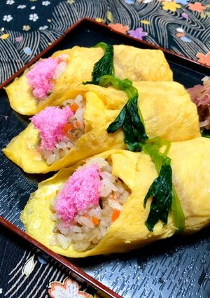 ふくさ寿司♪雛祭り-レシピのメイン写真