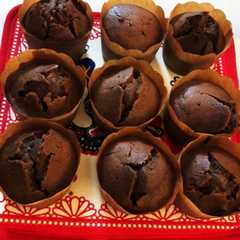 A picture of クランチチョコ入り簡単チョコマフィン.