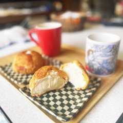 รูปของ レンジで本格的、クッキーシュークリーム☆