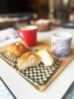 レンジで本格的、クッキーシュークリーム☆-レシピのメイン写真
