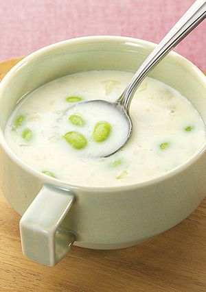 ジャガイモと枝豆のポタージュ-レシピのメイン写真