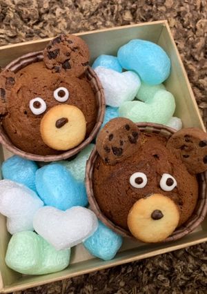 チョコマフィンʕ•ᴥ•ʔ-レシピのメイン写真