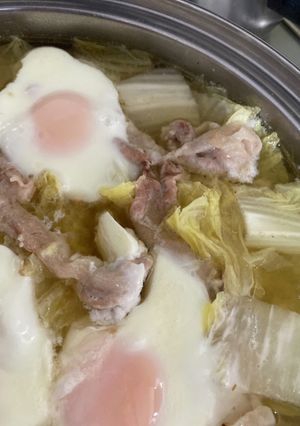 我が家の白菜と豚(茅の舎だし使用)-レシピのメイン写真