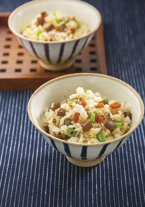 甘辛こんにゃく入りもち麦ご飯-レシピのメイン写真