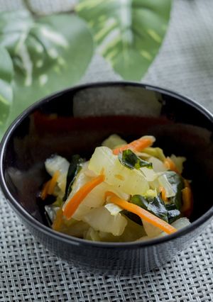 白菜柚子ぽん酢和え【入院食⑬昼/冷副菜】-レシピのメイン写真