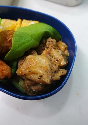 レンジで簡単お弁当★とりモモ肉の焼き肉味-レシピのメイン写真