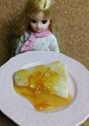 リカちゃん♡白身魚ソテー甘くて苦いソース-レシピのメイン写真