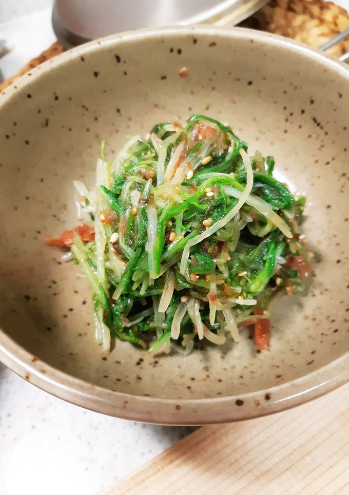 簡単！水菜の梅肉和え-レシピのメイン写真