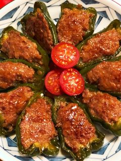 ピーマンの肉詰め-レシピのメイン写真