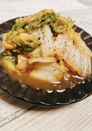 白菜だけで！さっぱり美味しい白菜炒め-レシピのメイン写真