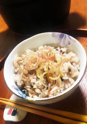 ミョウガ香る✨焼き塩サバの炊き込みご飯♪-レシピのメイン写真