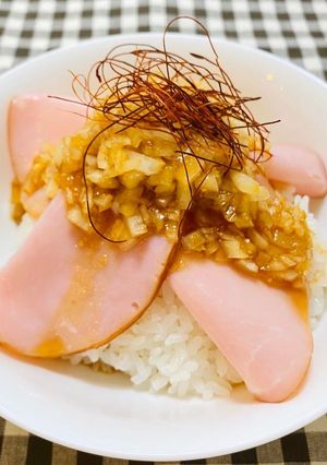 【簡単絶品】ハム丼-レシピのメイン写真