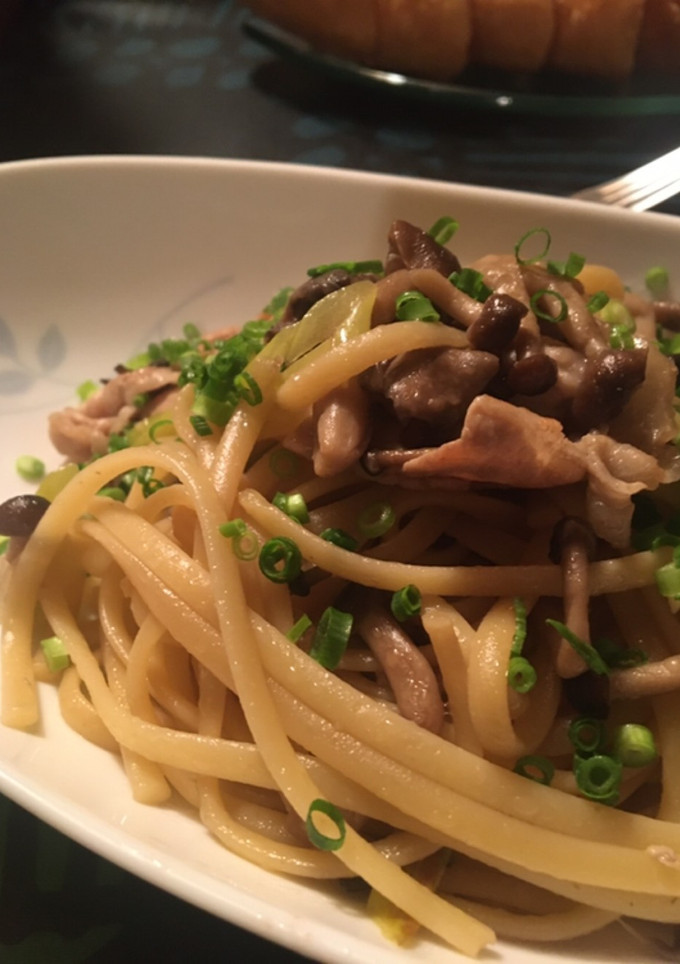 木の子と豚の和風パスタ-レシピのメイン写真