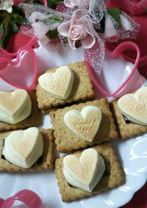簡単Valentine【スモア】-レシピのメイン写真