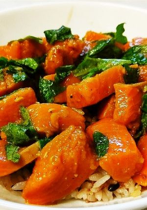 トラウトサーモン丼♪-レシピのメイン写真