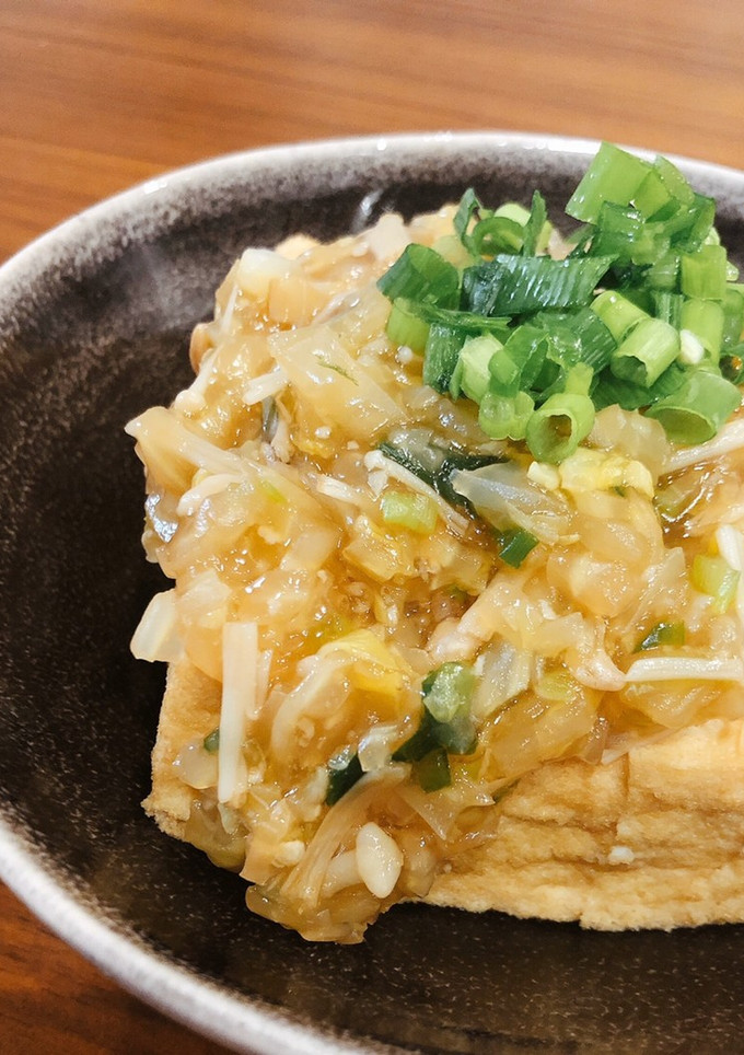 簡単★うまみたっぷり厚揚げの野菜あんかけ-レシピのメイン写真