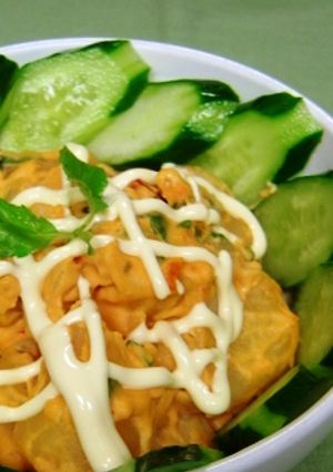 タイカレーでポテトサラダ-レシピのメイン写真