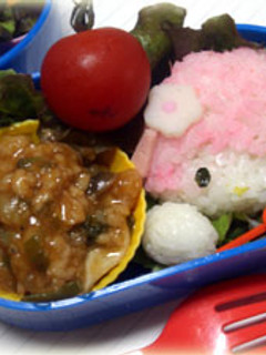 ピアノちゃん☆キャラ弁-レシピのメイン写真