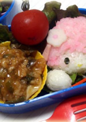 ピアノちゃん☆キャラ弁-レシピのメイン写真
