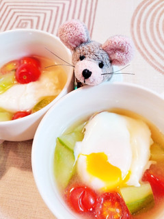 きゅうりとトマトのスープ-レシピのメイン写真
