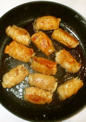 高野豆腐の肉巻き♪簡単ダイエット-レシピのメイン写真