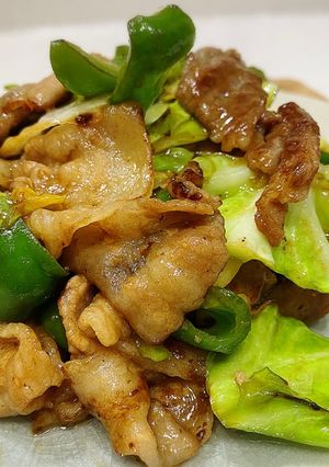 味付け簡単☆豚ばら肉とキャベツの味噌炒め-レシピのメイン写真