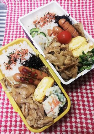野球少年弁当&パパ弁当♡焼き肉2/15-レシピのメイン写真