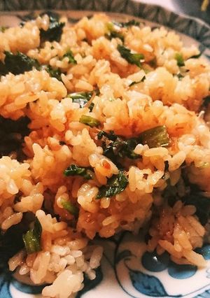 母直伝からし菜ごはん-レシピのメイン写真