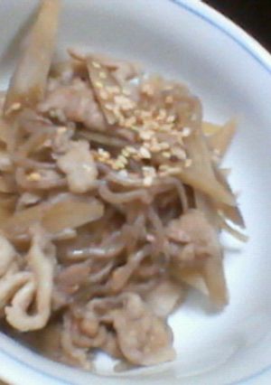 ごぼうとこんにゃくのキンピラ煮-レシピのメイン写真